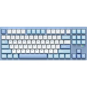 MCHOSE GX87 Lite Aluminum Custom QMK/VIA Mechanical Matcha Latte Switch kép