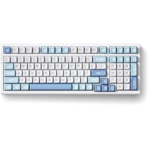 MCHOSE G98 Pro Wireless Mechanical Flame Orange Switch kép