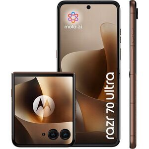 Motorola Razr 70 Ultra 16GB / 512GB Pantone Cocoa (Wood) kép