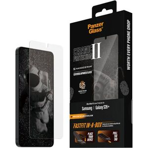PanzerGlass Ceramic II Samsung Galaxy S26+ pormentes szerelődobozban kép