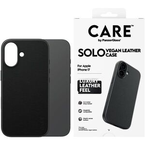 PanzerGlass CARE Apple iPhone 17 SOLO MagSafe fekete vegánbőr tok kép