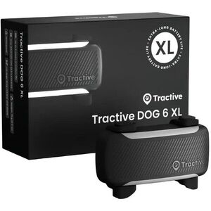 Tractive DOG 6 XL GPS nyomkövető kutyáknak egészségfigyelővel és riasztásokkal, Fekete kép