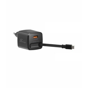Swissten SlideCharge GaN 45 W, fekete kép