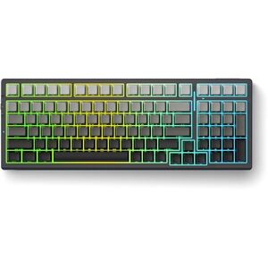 MCHOSE G98 Pro Wireless Mechanical Flame Orange Switch kép