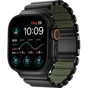 Nomad Stratos Band AW 45mm / 46mm / 49mm - Black Titanium Forest Green kép