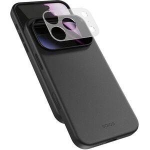 Epico Leather Pro Mag+ tok iPhone 17 Pro Max Qi2 és MagSafe kompatibilis, fekete kép