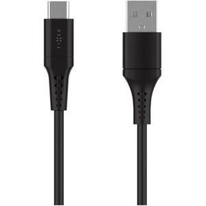 FIXED Cable USB/USB-C és PD támogatás 0, 3 m USB 2.0 60W Liquid silicone, fekete kép