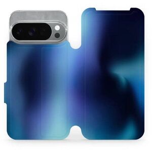Mobiwear Flip Google Pixel 10 Pro kék árnyalatok tok kép