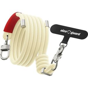 AlzaGuard Universal Adjustable Lanyard - bézs kép