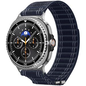 Spigen Fabric Band Hook And Loop Samsung Galaxy Watch 8 46mm / 44mm / 40mm szíj - tengerészkék kép