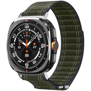 Spigen Fabric Band Hook And Loop Samsung Galaxy Watch Ultra 47mm szíj - zöld kép