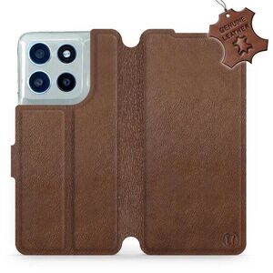Mobiwear Flip Motorola Moto G56 5G barna bőrtok kép