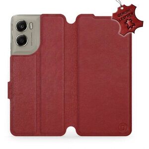 Mobiwear Flip Motorola Edge 70 piros bőrtok kép