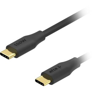 AlzaPower 2-Pack Core Charge USB-C és USB-C 2.0 között, 100 W, 1 m, fekete kép
