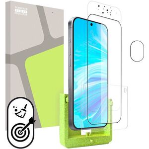 Tempered Glass Protector, Google Pixel 10a készülékhez (önfelhelyező applikátor keret) + védőüveg kamerához kép