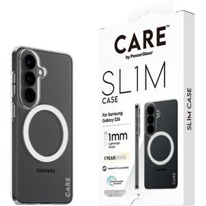 PanzerGlass CARE Samsung Galaxy S26 SL1M Qi átlátszó tok+ egyéves sárgulás elleni garancia kép