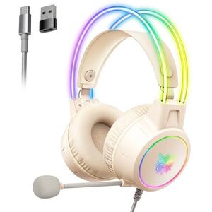 Onikuma X15 Pro with USB-C, USB Off White kép