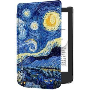 B-SAFE Lock 3596 PocketBook 619/ 629/ 634 Gogh mintás tok kép