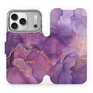 Mobiwear Flip Apple iPhone 17 Pro lila márvány tok kép