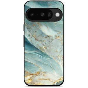 Mobiwear Glossy Google Pixel 10 zöld márvány fényes tok kép
