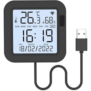 Immax NEO LITE Smart IR vezérlő hőmérséklet- és páratartalom-érzékelővel, LCD kijelzővel, WiFi kép