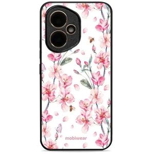 Mobiwear Glossy Honor 400 virágok fényes tok kép