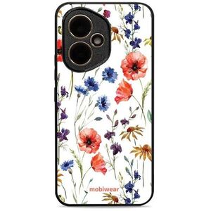 Mobiwear Glossy Honor 400 virágok fényes tok kép