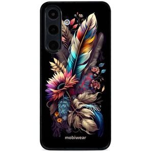 Mobiwear Glossy, fényes tok, Samsung Galaxy S25 FE, csokor tollal kép