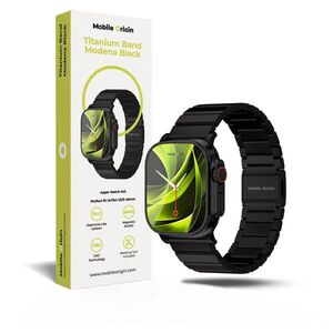 Mobile Origin Titanium Band Modena Apple Watch Ultra 49mm szíj - fekete kép