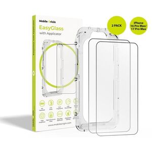 Mobile Origin EasyGlass üvegfólia applikátorral, iPhone 16 Pro Max/17 Pro Max, 2 darab kép