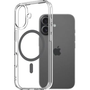 AlzaGuard Crystal Clear TPU Case Compatible with Magsafe iPhone 17 szürke tok kép