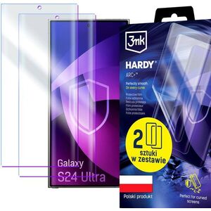 3MK Hardy ARC+ Samsung Galaxy S24 Ultra kijelzővédő fólia - 2 db kép