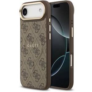 Guess PU Leather 4G Gold Frame iPhone Air barna MagSafe tok kép