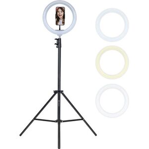 Veles-X Tripod Ring Light with Phone Holder kép