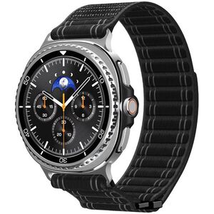 Spigen Fabric Band Hook And Loop Samsung Galaxy Watch 8 46mm / 44mm / 40mm szíj - fekete kép