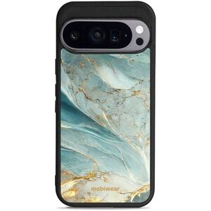 Mobiwear Glossy Google Pixel 9 zöldes márvány fényes tok kép