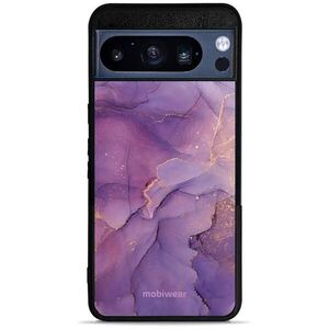 Mobiwear Glossy Google Pixel 8 Pro lila márvány fényes tok kép