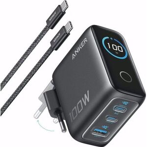 Anker 100W, 2xUSB-C, 1xUSB szürke kép