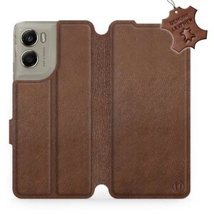 Mobiwear Flip Motorola Edge 70 barna bőrtok kép