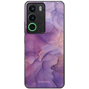 Mobiwear Glossy Realme C71 lila márvány fényes tok kép