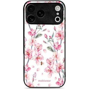 Mobiwear Glossy Apple iPhone 17 Pro Max virágok fényes tok kép