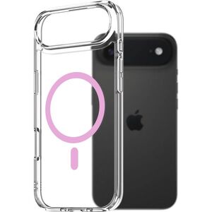 AlzaGuard Crystal Clear TPU Case Compatible with Magsafe iPhone Air rózsaszín tok kép