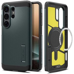 Spigen Tough Armor MagSafe Abyss Green Samsung Galaxy S26 Ultra tok kép