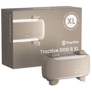 Tractive DOG 6 XL GPS nyomkövető kutyáknak egészségfigyelővel és riasztásokkal, barna kép