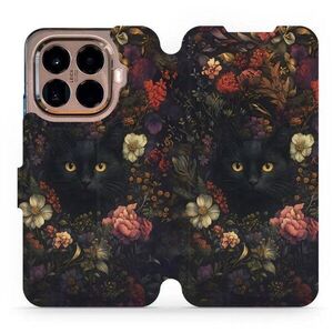 Mobiwear Flip Xiaomi 15T Pro fekete macska tok kép