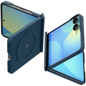 Spigen Air Skin Aramid Navy Samsung Galaxy Z Flip8 MagSafe tok kép
