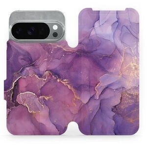 Mobiwear Flip Google Pixel 10 Pro lila márvány tok kép