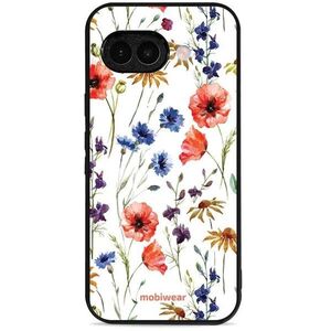 Mobiwear Glossy Google Pixel 9A virágok fényes tok kép