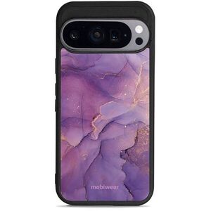 Mobiwear Glossy Google Pixel 9 lila márvány fényes tok kép