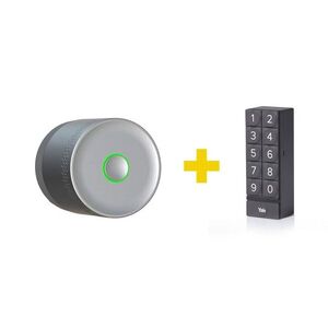 Yale Linus L2 Lite, ezüst + Yale Linus billentyűzet kép
